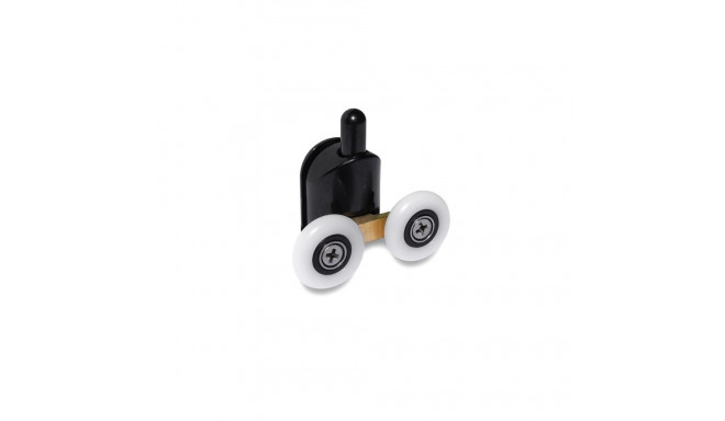 DOUBLE LOWER ROLLERS 23MM BLACK 2PCS