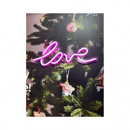 WALL LED LIGHT PARTY LOVE RGB USB