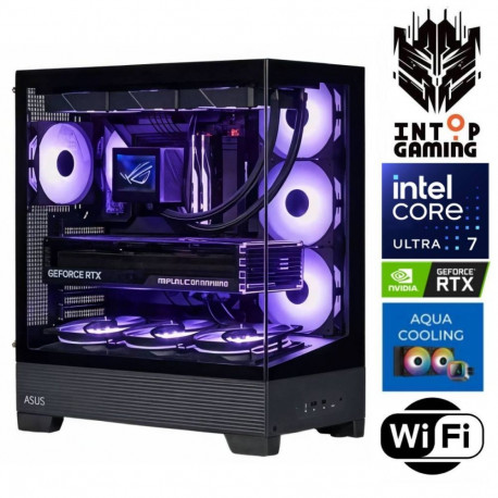 INTOP AQUA Ultra 7 265KF 64GB DDR5 1TB SSD M.2 NVME+4TB RTX5070 12GB WiFi no-OS