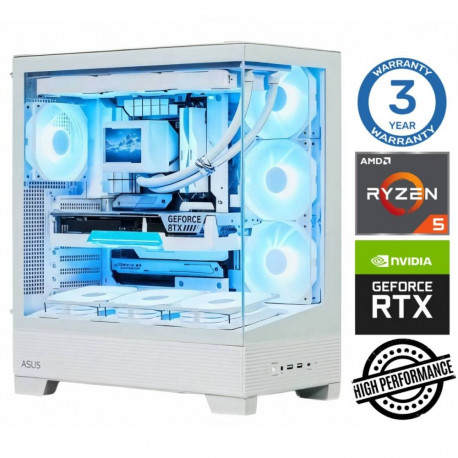 INTOP Ryzen 5 7500F 32GB DDR5 1TB SSD M.2 NVME+4TB RTX5060 8GB no-OS