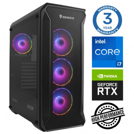 INTOP i7-12700F 16GB 1TB SSD M.2 NVME+4TB RTX5060 8GB no-OS