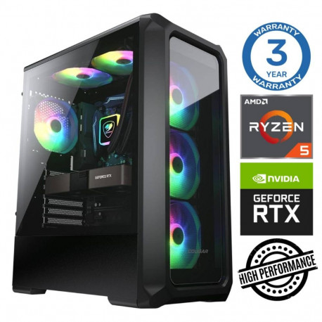 INTOP Ryzen 5 5600X 32GB 1TB SSD M.2 NVME+4TB RTX3050 6GB no-OS