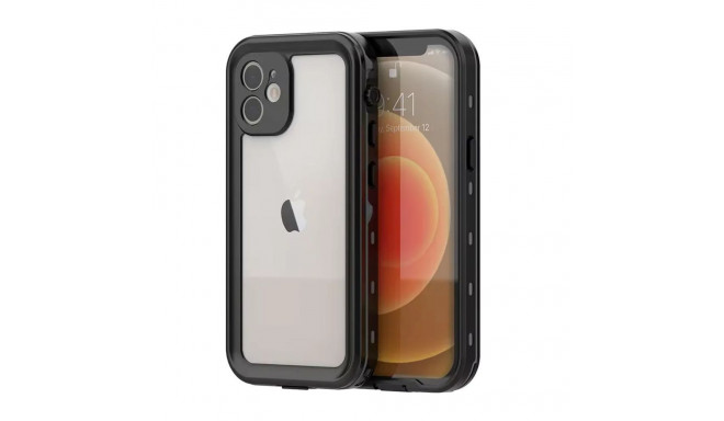 Case for iPhone 12 Waterproof Shellbox DOT black
