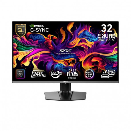 Monitor MPG 322URX QD-OLED 31.5 LED lame 240Hz must