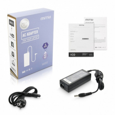 Power adapter 19V 3.16A (5.5x3.0 pin) - Samsung 60W