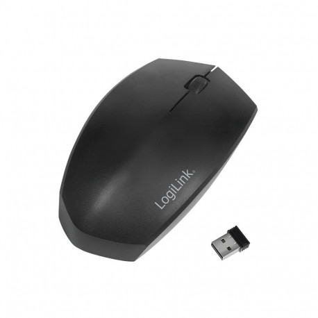 Ergonoomiline juhtmevaba hiir 2.4GHz, 1200dpi, must