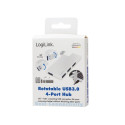 USB3.0 4-port hub, silver