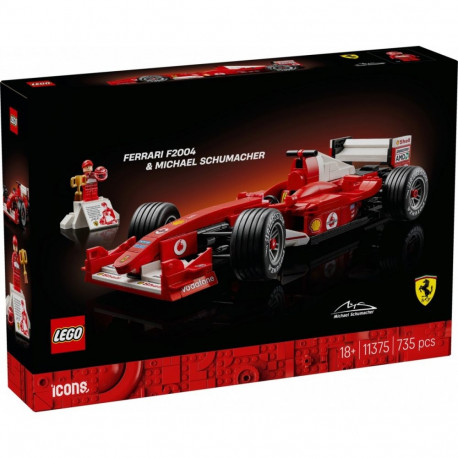 LEGO Icons 11375 Ferrari F2004 ja Michael Schumacher