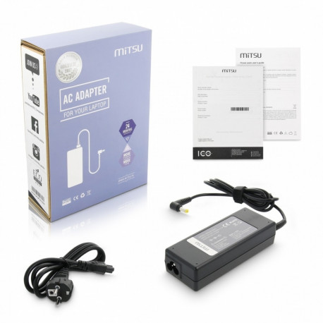 Power adapter 19V 4.74A (5.5x1.7) - Acer 90W