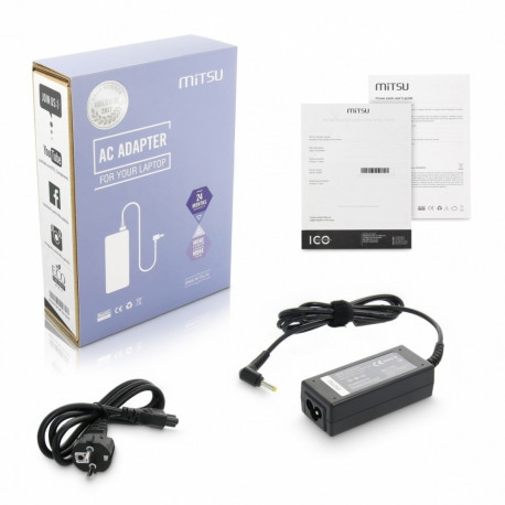 Power adapter 20V 2.25A (4.0x1.7) - Lenovo 45W