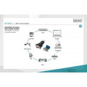 USB-A 2.0 Male to RS485 (DB9) Male Converter / Adapter + 3-pin Screw Terminal | FTDI FT232RL Chipset