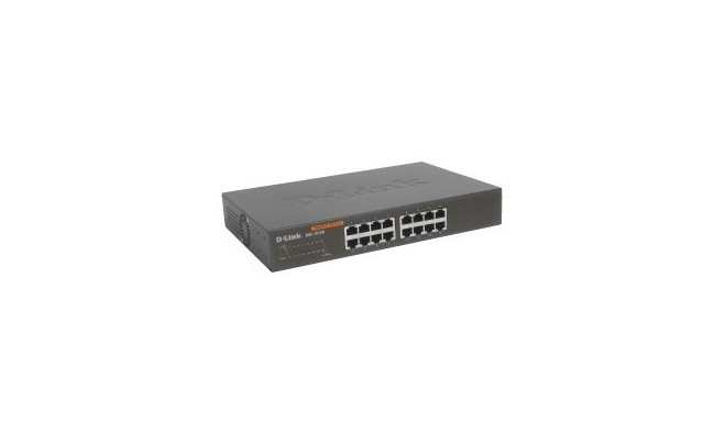 D-Link switch DGS-1016D L2 16x1GBE Desktop/Rack 19''