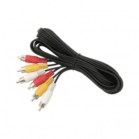 4324# 3xRCA kaabel 5m