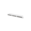 PATCH PANEL 24 PORT 1U 19" CAT.5E FTP WITH CABLE ORGANIZER SHIELDED GREY LANBERG