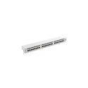 PATCH PANEL 24 PORT 1U 19" CAT.5E FTP WITH CABLE ORGANIZER SHIELDED GREY LANBERG