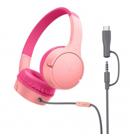 Belkin SoundForm Cable On-Ear Headphones f.Kids,pk.AUD010hqPK