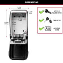 Master Lock võtmekarp + seinakinnitus nupuga komplekt 5423EURD