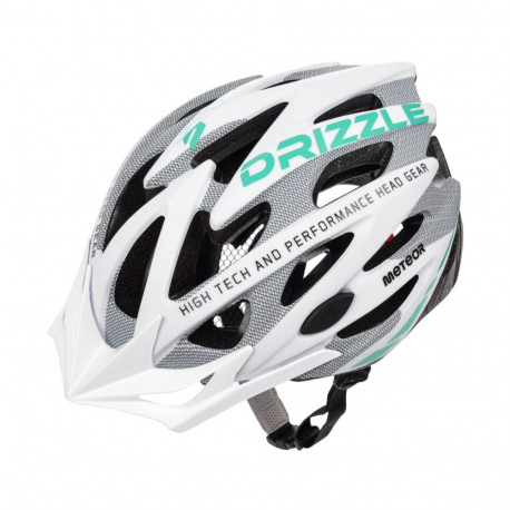 Kask rowerowy Meteor MV29 Drizzle M 55-58 cm biało-szaro-miętowy 24713