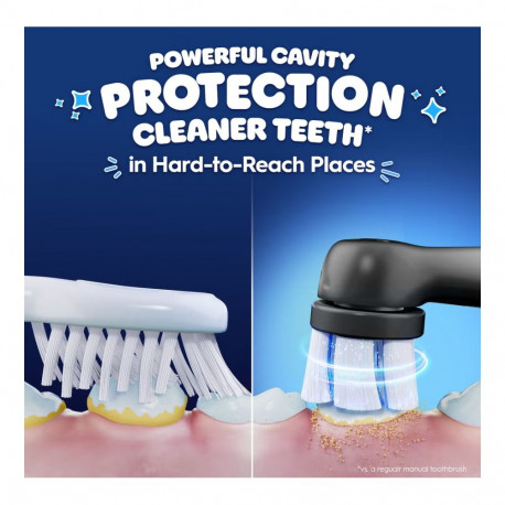 Oral-B iO Kids Marvel Spiderman laste elektriline hambahari reisivutlariga, 6a+, 1 harjapea, 3 režii