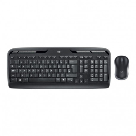 Logitech MK330 | Keyboard and Mouse Set | Wireless | Mouse included | US International | Black