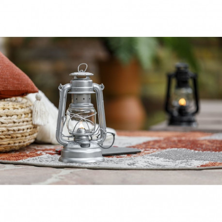 FEUERHAND Hurricane Lantern 276 Zinc-Plated (empty)