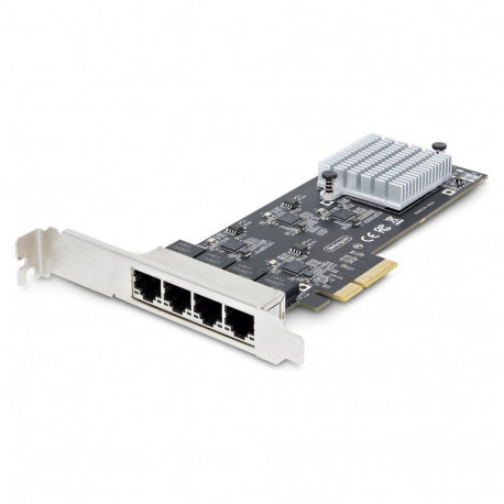 Startech.com 4-Port 2.5 Gbit PCIe võrgukaart Intel I225-V dual-port multi-gigabit NIC serverile