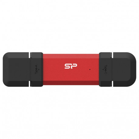 "STICK Silicon Power 250GB USB Stick DS72 Typ A+C 1050/850MB`s Red"