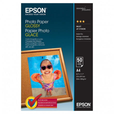 "Epson Photo Paper Glossy A 4 50 Blatt 200 g"