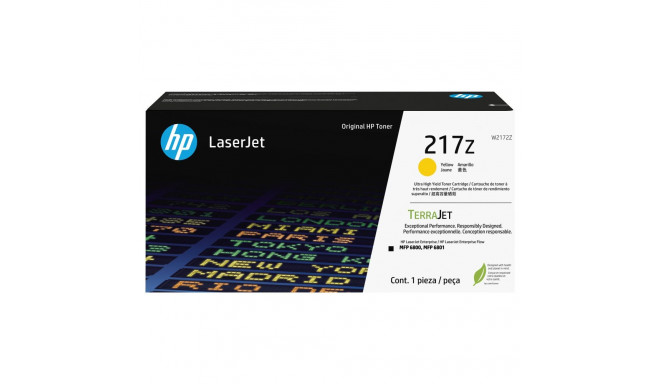 HP 217Z kollane originaal väga suure mahuga LaserJet toonerikassett (W2172Z) Color LaserJet Enterpri