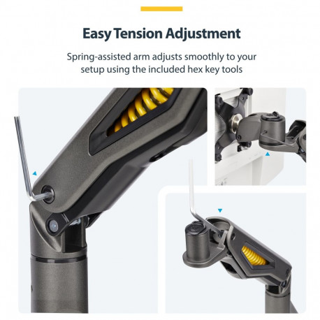 "StarTech.com Desk Mount Monitor Arm, Up To 32 in Display, C-Clamp, TAA - Befestigungskit (Gelenkarm