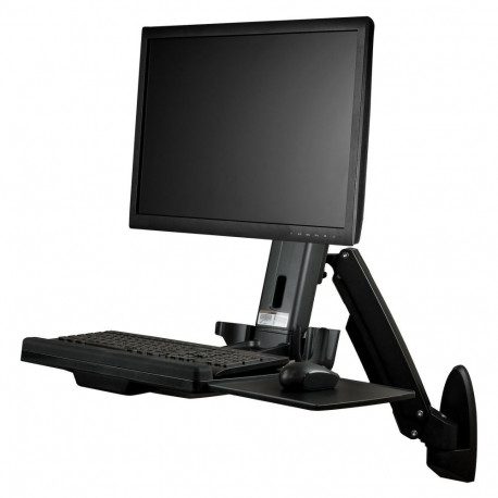 STARTECH.COM seinale paigaldatav ergonoomiline istu-seisa tööjaam - 1 monitor kuni 60,96 cm 24-tolli