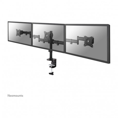 "NEOMOUNTS SELECT Flat Screen Desk mount 10-27Zoll clamp/grommet 3 screens 24kg Black"