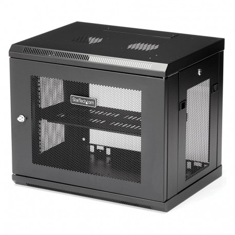 "9HE wandmontage Server Rack - bis zu 43cm tief - Gehuse mit Scharnier - Netzwerkschrank - Server Sc