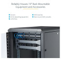 "12U 29inch Knock-Down Server Rack Cabinet with Casters"
