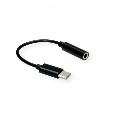 VALUE USB Typ C - 3,5mm audioadapter, ST/BU, 0,13 m