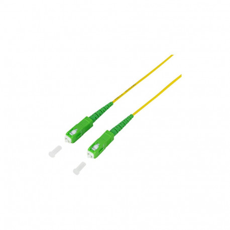 "Fibre optic patch cable - OS2 - SC/APC to SC/APC - simplex - singlemode - yellow G.657.A2 - 10 m"