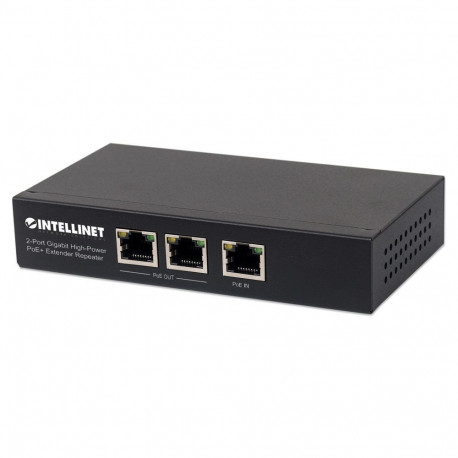 "INTELLINET PoE+ Extender 2-Port Gigabit High-Power bis 100m"