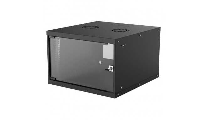 Intellinet 19" 6 HE 540x560 flat-pack must seinakapp