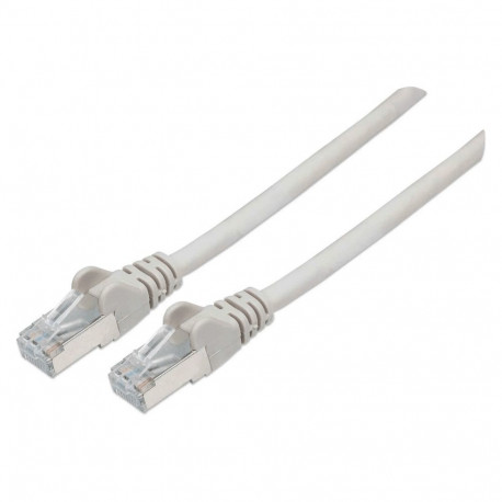 "Patchkabel Cat6a-Stecker/Cat7-Rohkabel 7,5m grau"