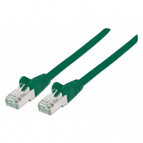 "Patchkabel Cat6a-Stecker/Cat7-Rohkabel 3m grün"