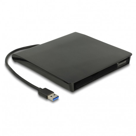 Väline korpus 12,7 mm 5.25" Slim SATA draividele SuperSpeed USB 5 Gbps Tüüp-A pistikuga