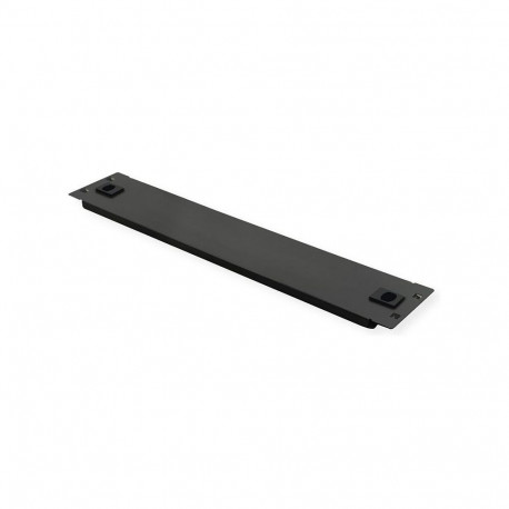 "ROLINE 19-Zoll-Blindplatte Snap-in, 2 HE, schwarz"
