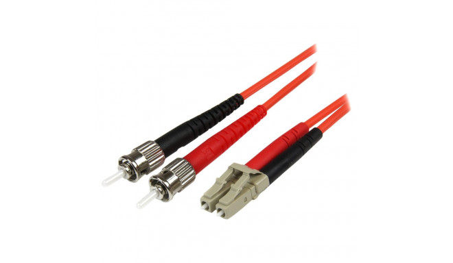 StarTech 1m Multimode 50/125 Duplex optiline ühenduskaabel LC - ST