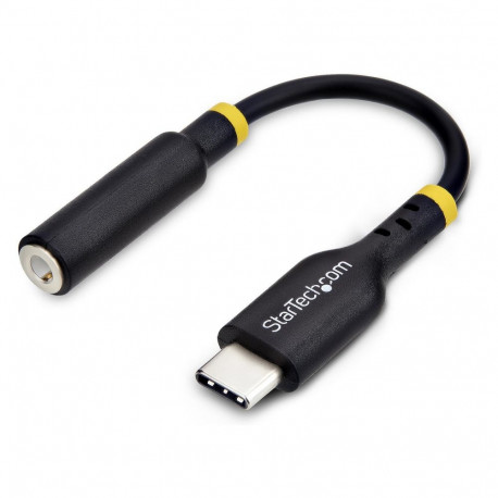 "StarTech.com USB-C Audio Adapter to 3.5mm TRRS Jack, Headphone Aux Dongle"