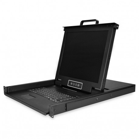 "StarTech 1HE 8 Port Rackmontage VGA KVM Konsole fr Server Racks - LCD KVM Schublade - 43,18cm 17Zol
