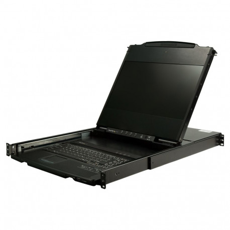 "StarTech 43,18cm 17Zoll HD Rackmontage KVM Konsole - DVI und VGA - Kabel enthalten"