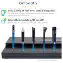 "StarTech USB Duplicator - 1:15 - USB Sticks - Flash Drive Duplicator"
