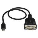 StarTech USB-C jadapordi adapter COM-pordi mäluga - RS232 / DB9 kaabel - Windows / MacOS / Linux