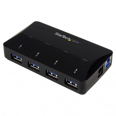 StarTech 4-pordiline USB 3.0 jaotur ja kiirlaadimisjaam - 1 x 2.4 A port