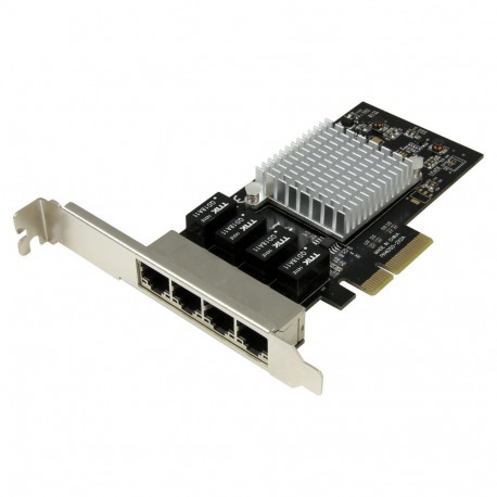 "StarTech 4 Port Gigabit Ethernet PCI Express Network Card - Intel"